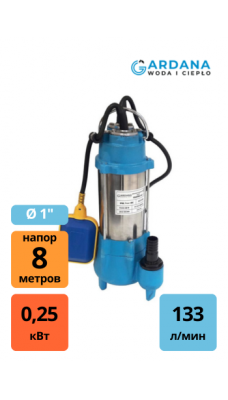 Фекальный насос FEKASTEEL 0.25 GARDANA Фекальный насос FEKASTEEL 0.25 GARDANA